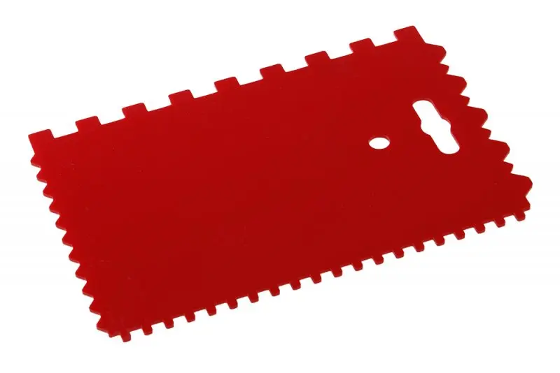 Stěrka plast zuby 170x115mm (L37111)