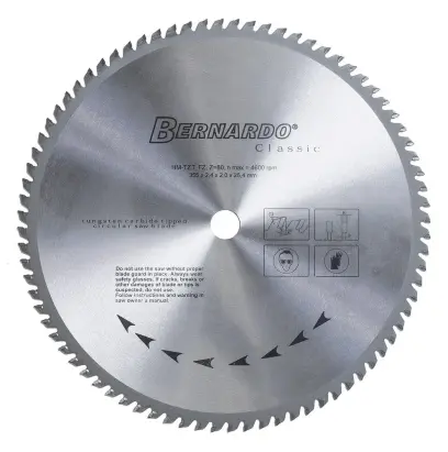Pilový kotúč SK priemer 355 x 2,4 x 25,4 mm, 80Z na hliník (BER481064)