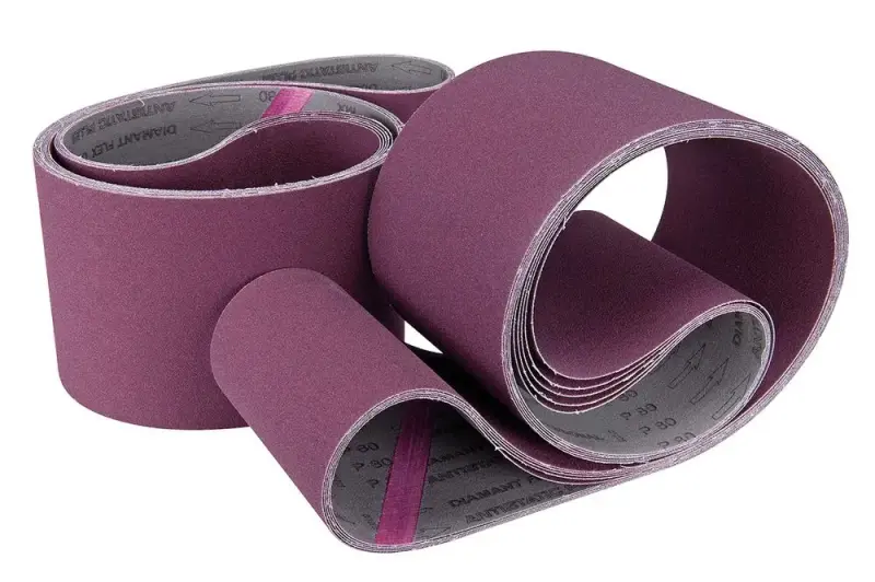 Sada brúsnych pásov (textilných) 75 x 762 mm - drsnosť 60/80/100/120/150/180 (2 ks) (brúsny hrot SA 1) (BER490976)