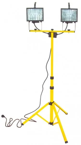 Stavební halogen.světlo 2x500W,teleskop. (L37603)