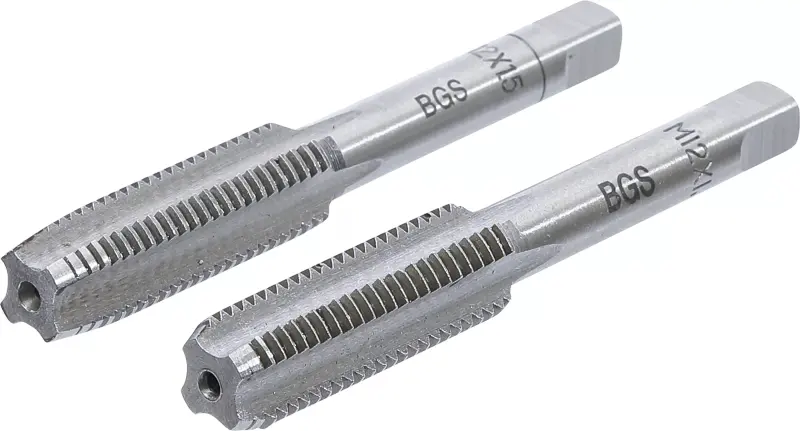 Závitníky M12 x 1,50 mm BGS101900-M12X1.5-B (Sada 2 díly) (BGS101900-M12X1.5-B)