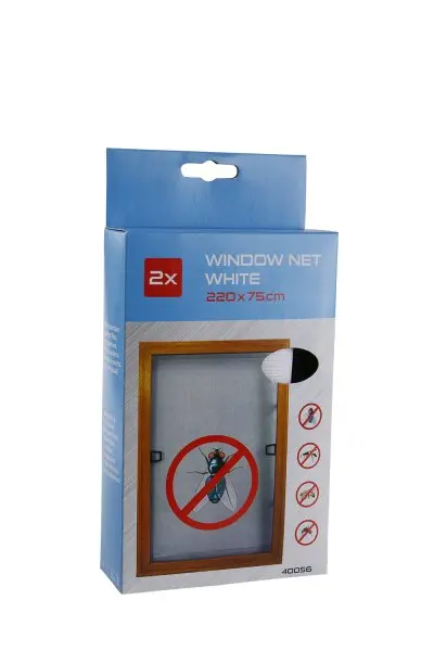 Sada balkon.síť 2ks 220x75cm bílá 5.8m (L40056)