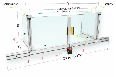 Bezpečnostné zariadenie pre frézky PFR 40/545 (BER571161)
