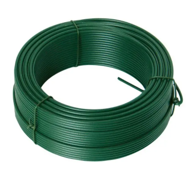 Napínací drôt 3.4mmx26m zelený PVC, Levior 42255 (L42255)