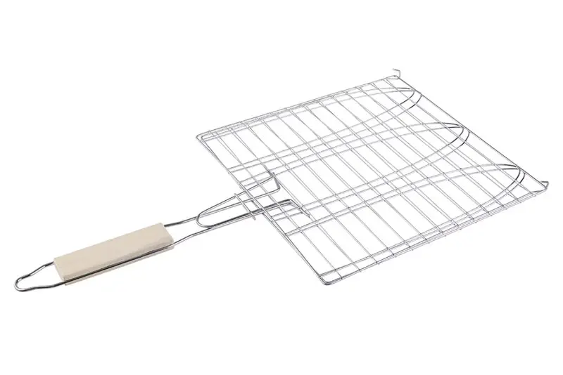 Opekač na 3 ryby 280x280mm, 55cm, Levior 43082 (L43082)