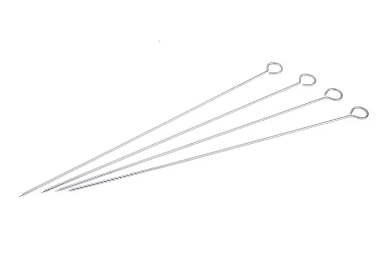 Súprava šašlíkovej ihlice 4ks 380x5mm, Levior 43086 (L43086)