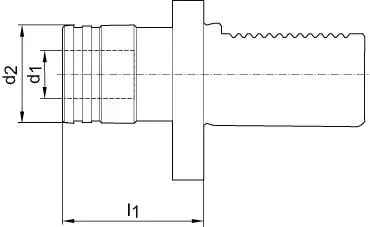Závitové rychlovýměnné sk líčidlo M6-20 VDI30 FORTI S