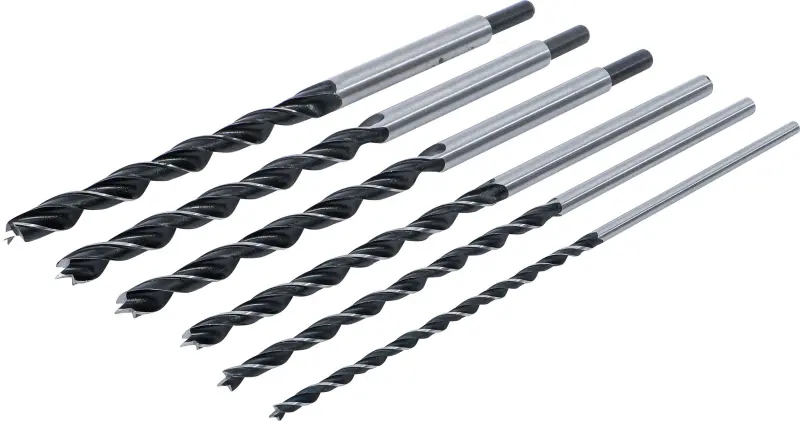 BGS 2018 Špirálové vrtáky do dreva Kraftmann 6 ÷ 14 x 300 mm Sada 6 dielov (BGS102018)