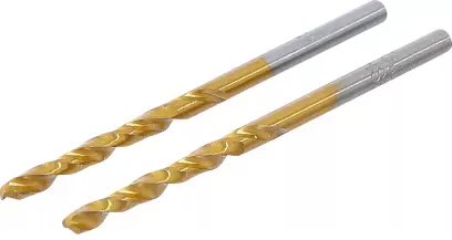 Vrták HSS-G průměr 3,0 mm BGS102040-3 TiN povrch. Sada 2 díly (BGS102040-3)