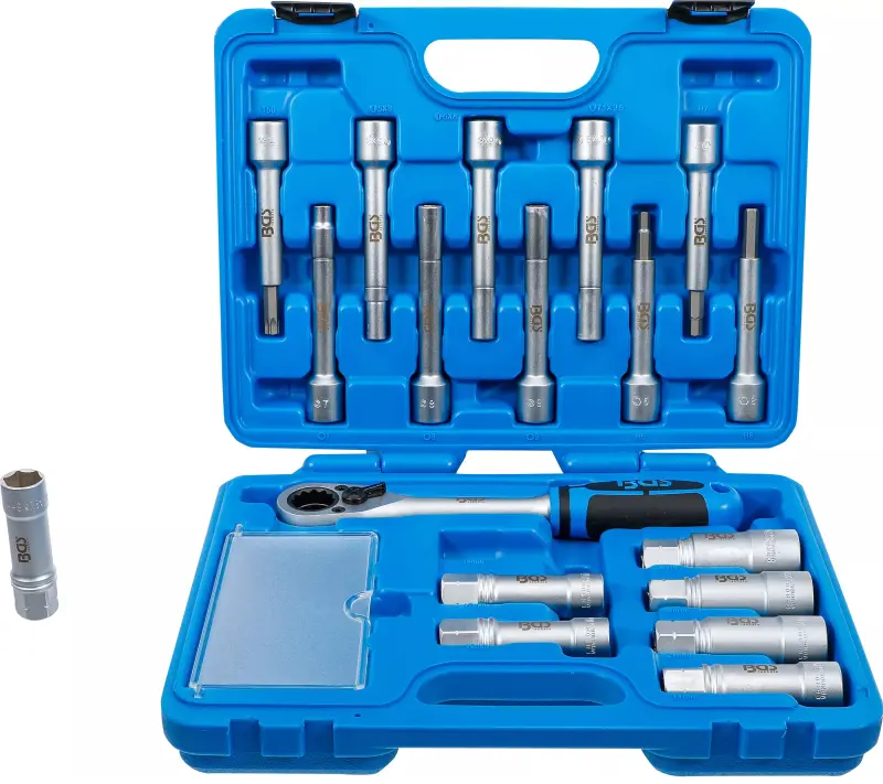 Nástrčné hlavice 1/2" na montáž tlumičů BGS102087 Sada 18 dílů (BGS102087)