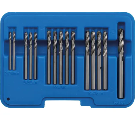 Vrtáky pro nýtování naslepo HSS pr. 2,4 ÷ 6,4 mm BGS102097 (BGS102097)