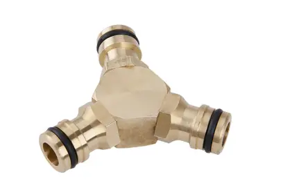 Medzikus na 3 rýchlospojky mosadz, Levior 45204 (L45204)