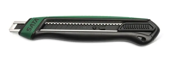 Odlamovací nůž 9x80 mm SATA s pryžovou rukojetí (SATAST93481)