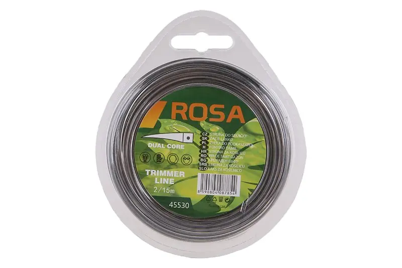 Struna 2/15m štvorec s nylon.stredom, Levior 45530 (L45530)