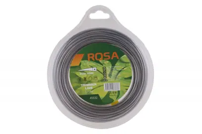 Struna 3/15m čtverec s nylon.středem (L45532)