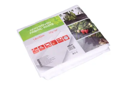 Netkaná textília 1.6x10m biela 17g/m2, Levior 45541 (L45541)