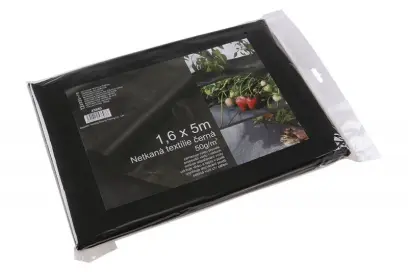Netkaná textílie 1.6x5M černá 50g/m2 (L45550)
