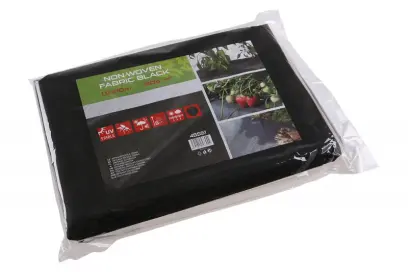 Netkaná textílie 1.6x10M černá 50g/m2 (L45551)