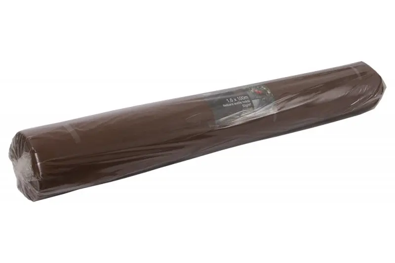 Netkaná textílie 1.6x100M hnědá 50g/m2 (L45559)