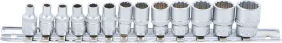 BGS 2269 Nástrčné hlavice 1/4" 12hranné 4 ÷ 14 mm Sada 13 dielov (BGS102269)