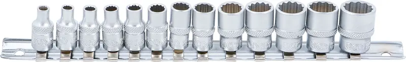 BGS 2269 Nástrčné hlavice 1/4" 12hranné 4 ÷ 14 mm Sada 13 dielov (BGS102269)