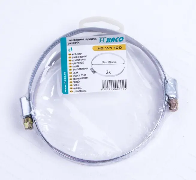 Spona hadicová HS W1 150 mm (2 ks) (D) (L47109)