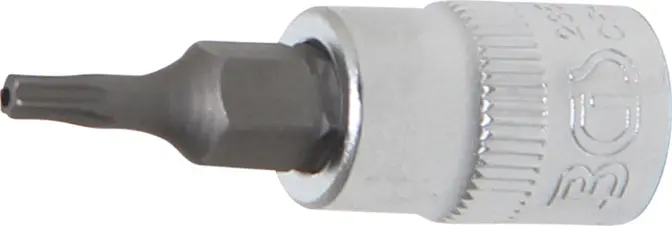 Zástrčná bitová hlavice 1/4" T 10 BGS102357 s vrtáním (BGS102357)