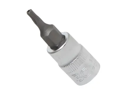 Zástrčná bitová hlavica 1/4" T 10 BGS102357 s vŕtaním (BGS102357)