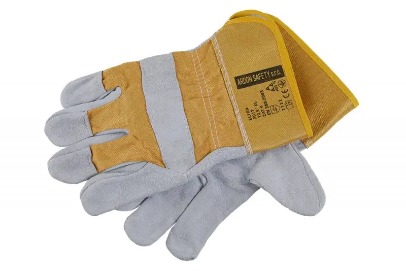 Rukavice kožené,zesílené vel.11 (L50518)