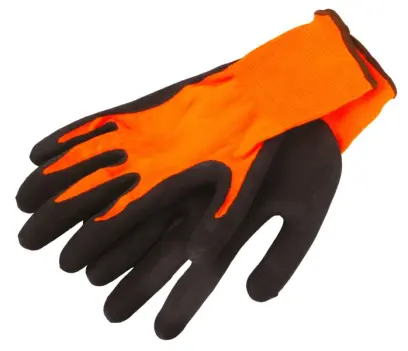 Nylonové rukavice máčané v LATEX pene veľkosť 9 (L50536)