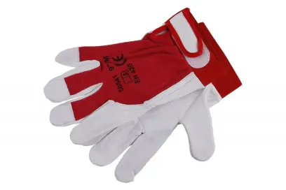 Rukavice Mechanik 9"-bavlna/kozí kůže (L50541)