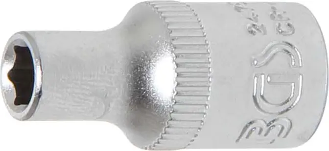 Nástrčná hlavice 1/4" šestihran 4,5 mm - Flank Drive/Pro Torque. BGS 2475 (BGS102475)