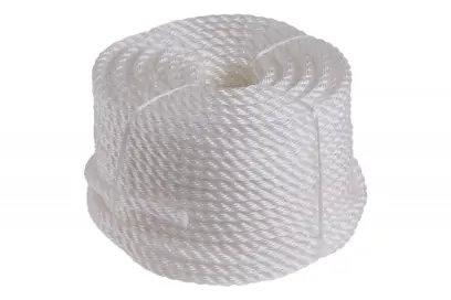 Silonové lano 8mmx50M bílé (L51050)