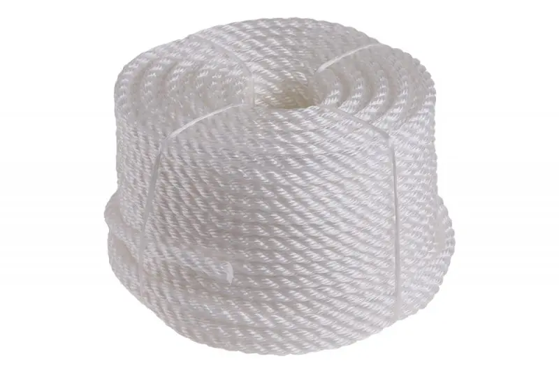 Silonové lano 8mmx50M bílé (L51050)