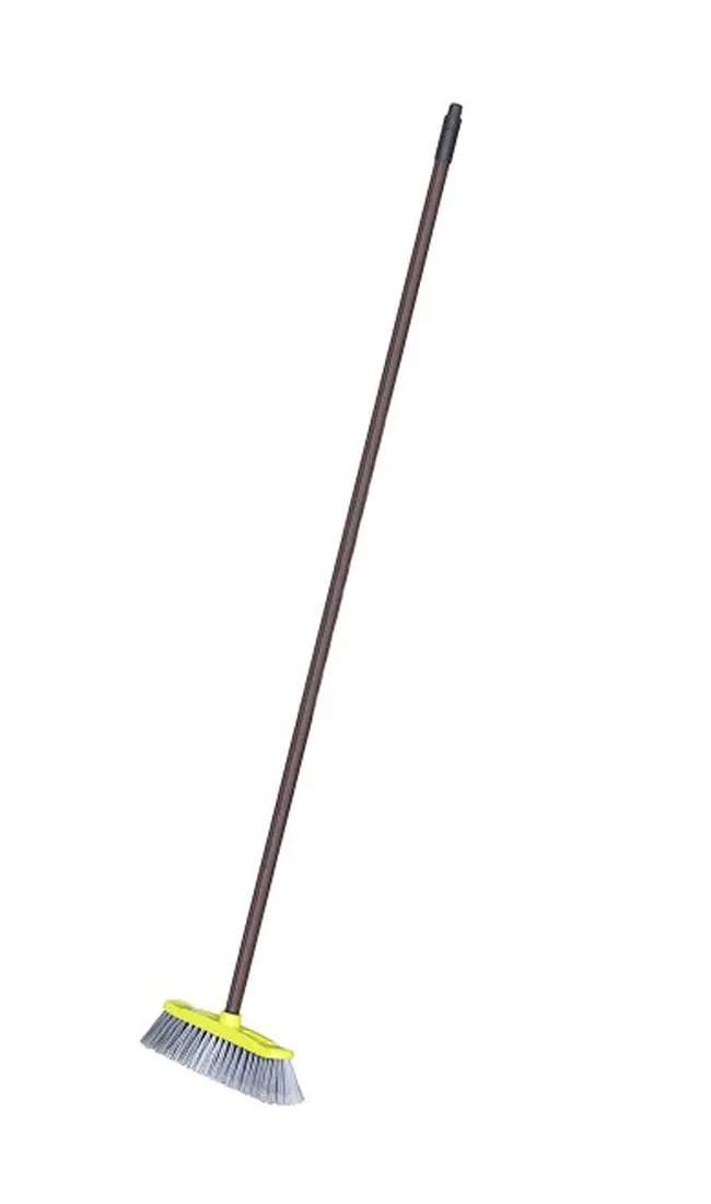 Plastová metla 28 cm, niť, násada 130 cm (L52116)