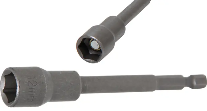 Nástrčná hlavice 1/4" BGS 2768 šestihran 12 mm velmi dlouhá pro vrtačky (BGS102768)