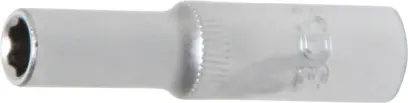 Nástrčná hlavice 1/4" 6 mm, prodloužená - Super Lock. BGS 2966 (BGS102966)