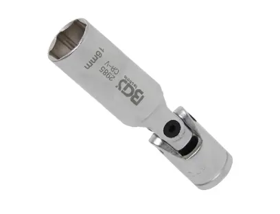 Nástrčná hlavica 3/8" 16 mm BGS102985 kĺbová, predĺžená pre žhaviace sviečky (BGS102985)