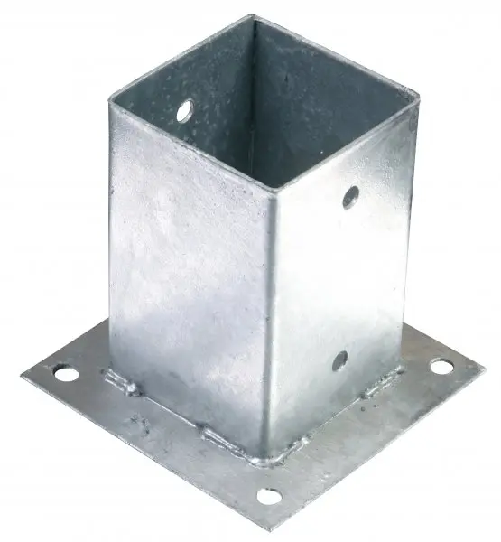Patka sloupku 81x81x150mm,tl.2mm pozink (L55425)