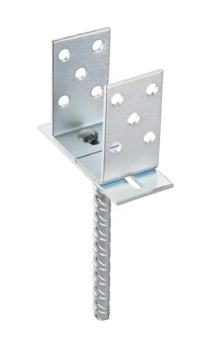 Nastaviteľná pätka stĺpika U 80-160x100 mm 18x2 (L55465)