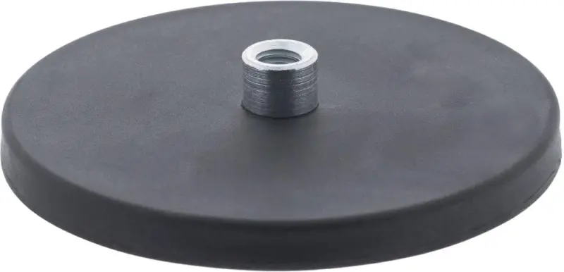 Magnetický plochý chapač 88mm s pouzdrem M8/pryž F ORMAT