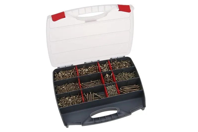 Skrutky do dreva 2000 ks, set, Levior 55640 (L55640)