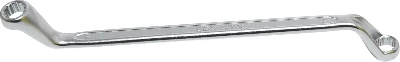 BGS 30208 Obojstranný očkový kľúč 8 x 9 mm, vyhnutý, DIN 838 (BGS1030208)