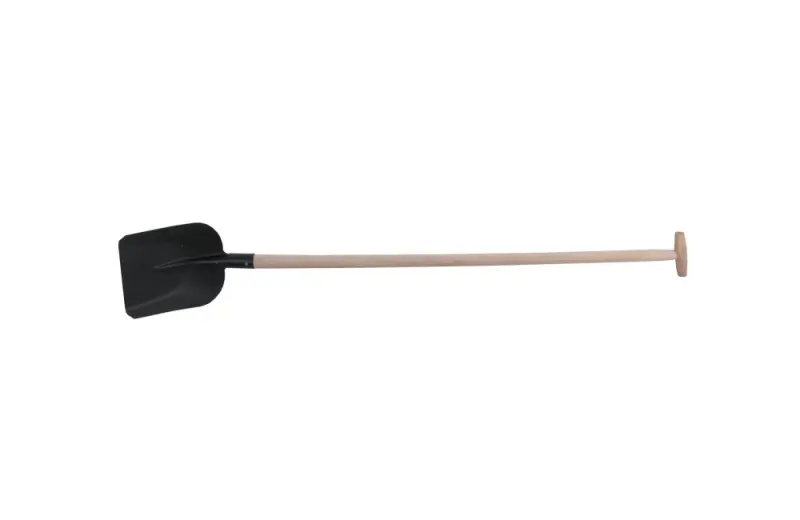 Lopata staj.štandard čierna,násada T, Levior 61053 (L61053)