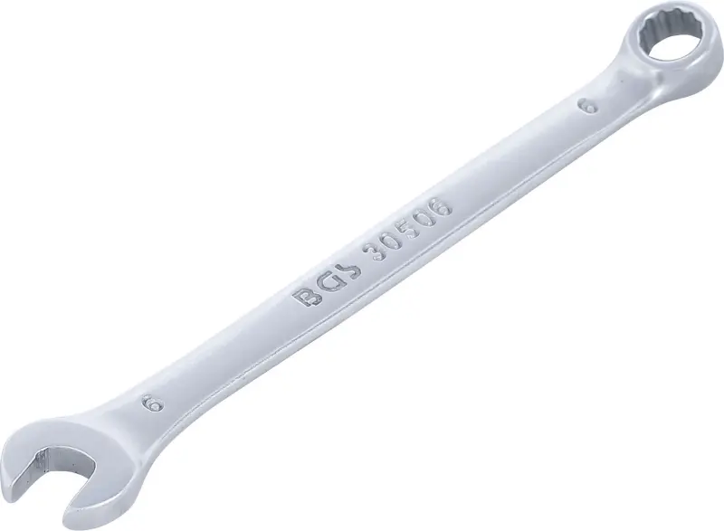 BGS 30506 Očkoplochý kľúč 6 mm, DIN 3113A, matný chróm (BGS1030506)