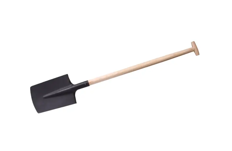Rýľ oblý čierny s násadou T (6-1018), Levior 61098 (L61098)