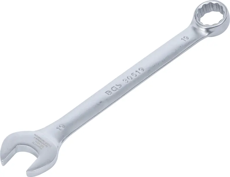 BGS 30519 Očkoplochý kľúč 19 mm, DIN 3113A, matný chróm (BGS1030519)
