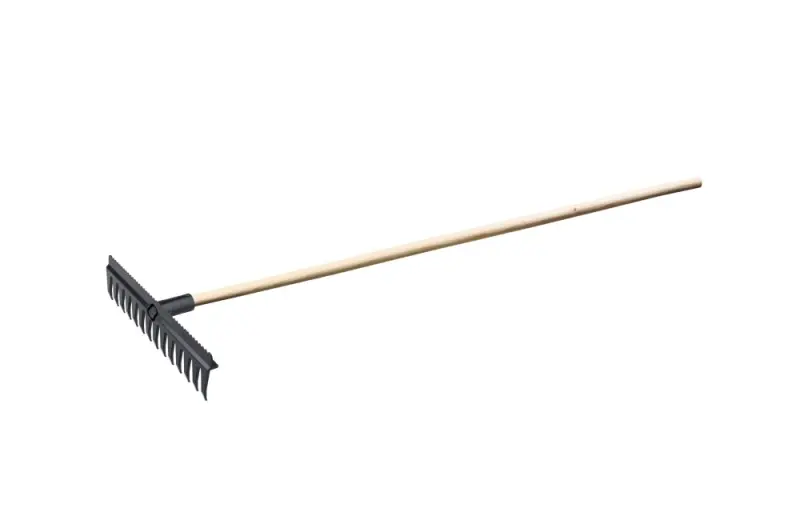 Hrable plastové s násadou 160cm, 14 zubov, Levior 61142 (L61142)