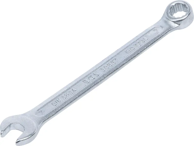 BGS 30557 Očkoplochý kľúč 7 mm, DIN 3113A, matný chróm (BGS1030557)