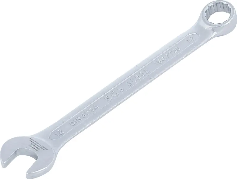 BGS 30562 Očkoplochý kľúč 12 mm, DIN 3113A, matný chróm (BGS1030562)